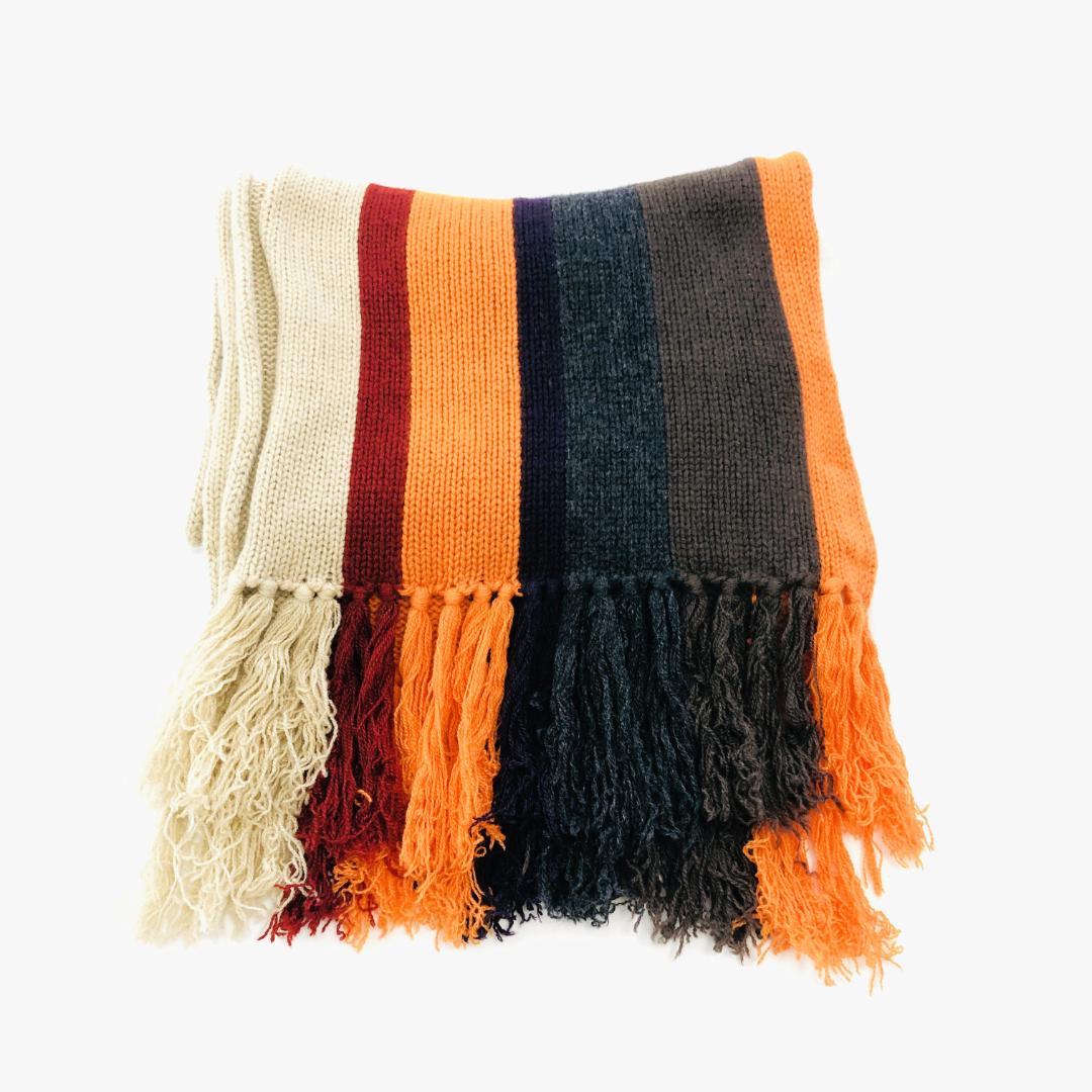 HERMES エルメス マフラー マルチカラー タグあり