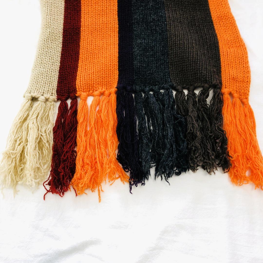 HERMES エルメス マフラー マルチカラー タグあり