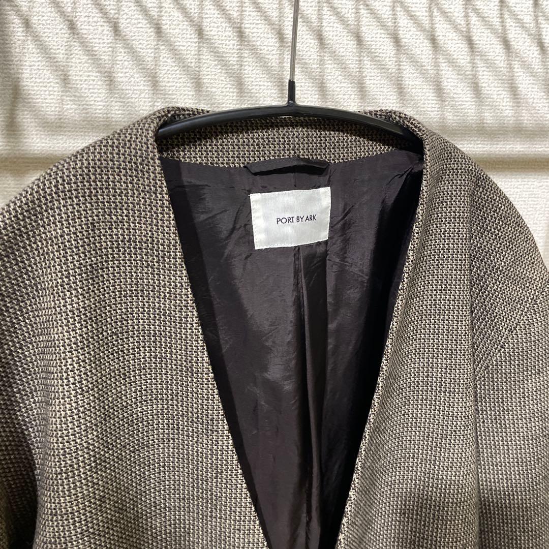 【PORT BY ARK】No Collar Jacket