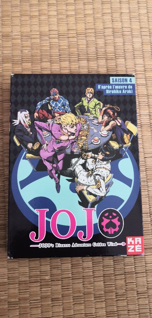 ジョジョの奇妙な冒険 黄金の風 海外版 DVD 1-39話 全話収録 日本語可能