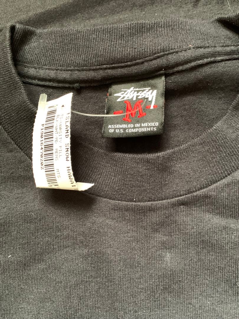 STUSSY ブラック Tシャツ Mサイズ