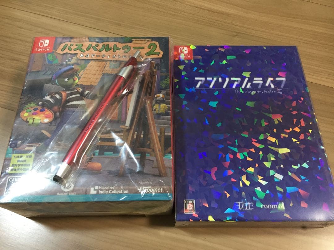 【新品】アンリアルライフ 限定版 & パスパルトゥー2　限定版 グッズ付き