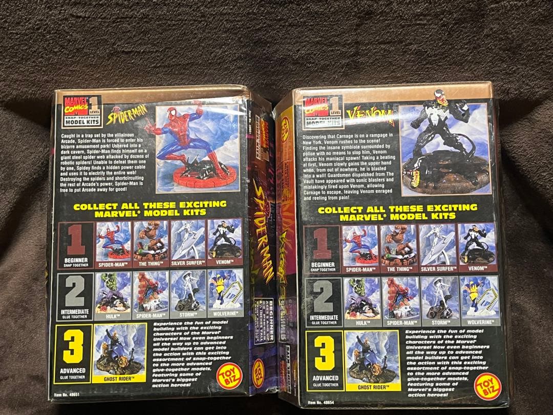 MAVEL マーベル スパイダーマン ヴェノム モデルキット TOY BIZ