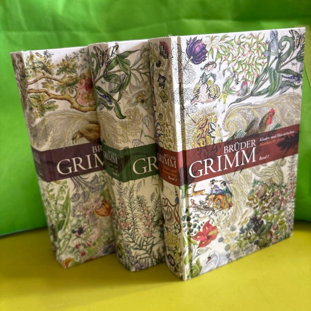 ドイツ語版 グリム童話集【BRÜDER GRIMM】全3巻 ハードカバー