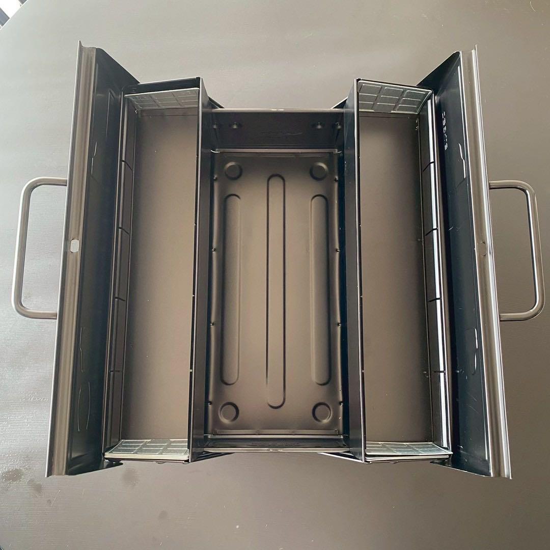東洋スチール(TOYO) 2段式スチール製工具箱 ST-350 ツールボックス