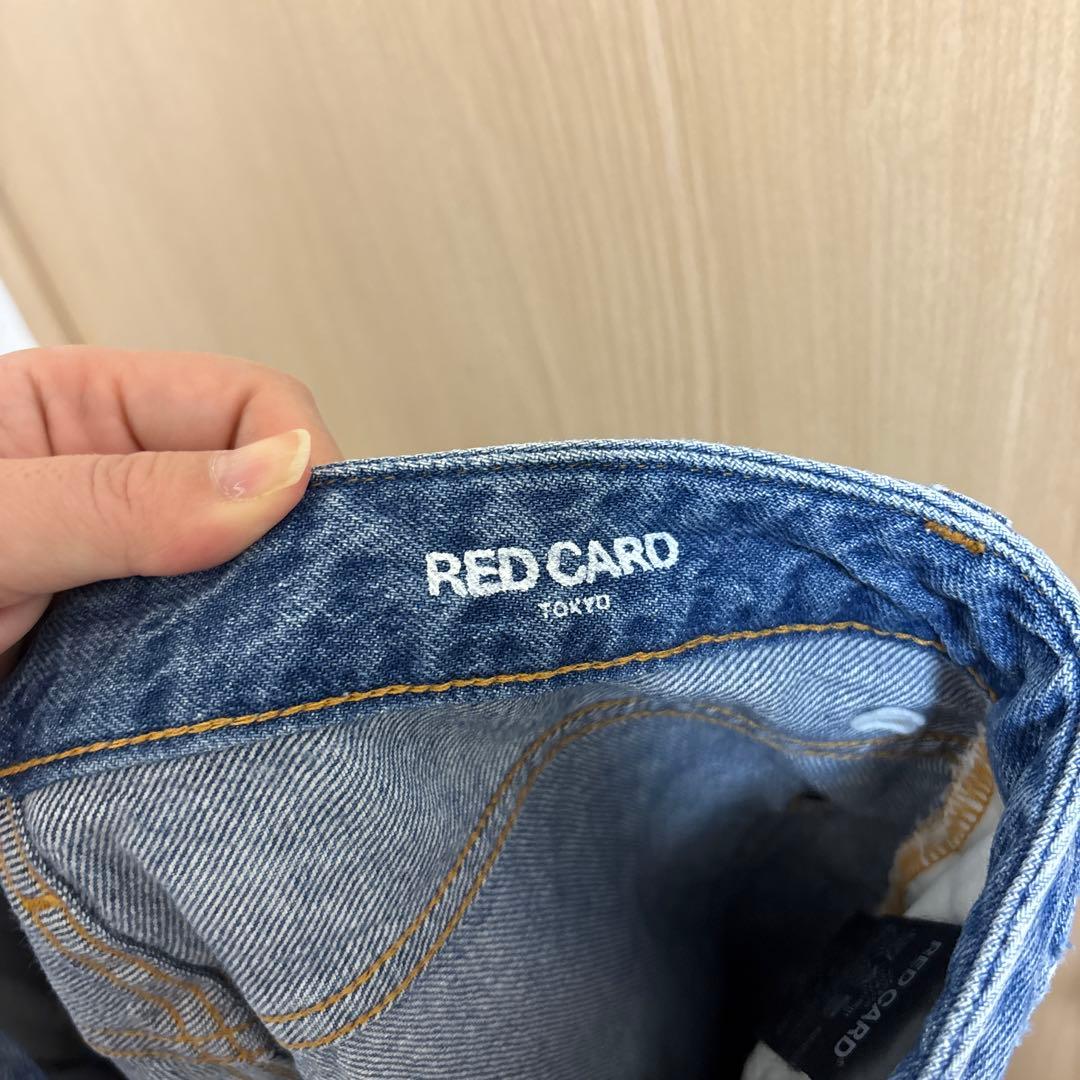 OHGA ×RED CARD コラボデニム　インディゴカラー　Sサイズ