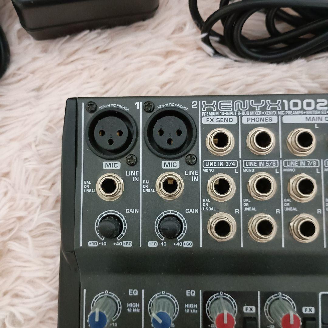 訳あり BEHRINGER XENYX 1002FX アナログミキサー