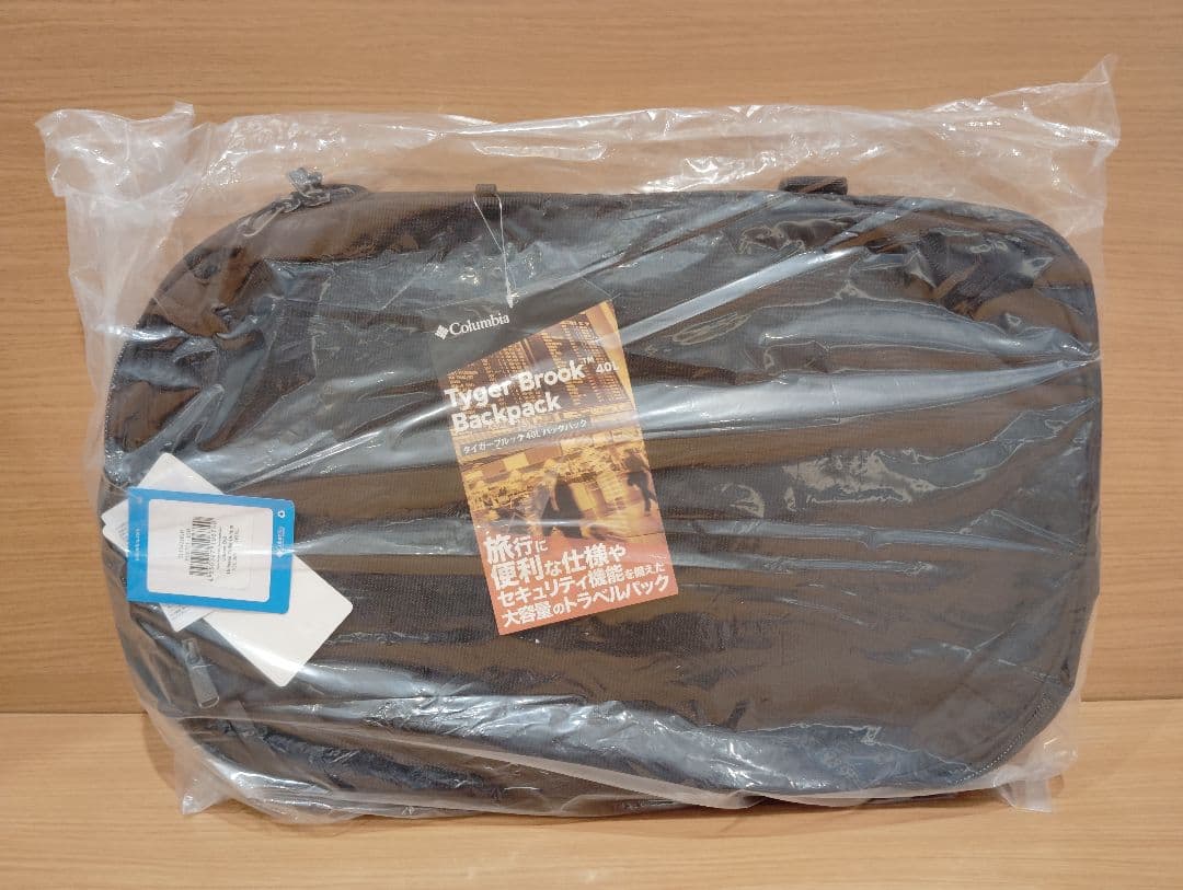 新品未開封コロンビア　タイガーブルック　40L　黒PU8721
