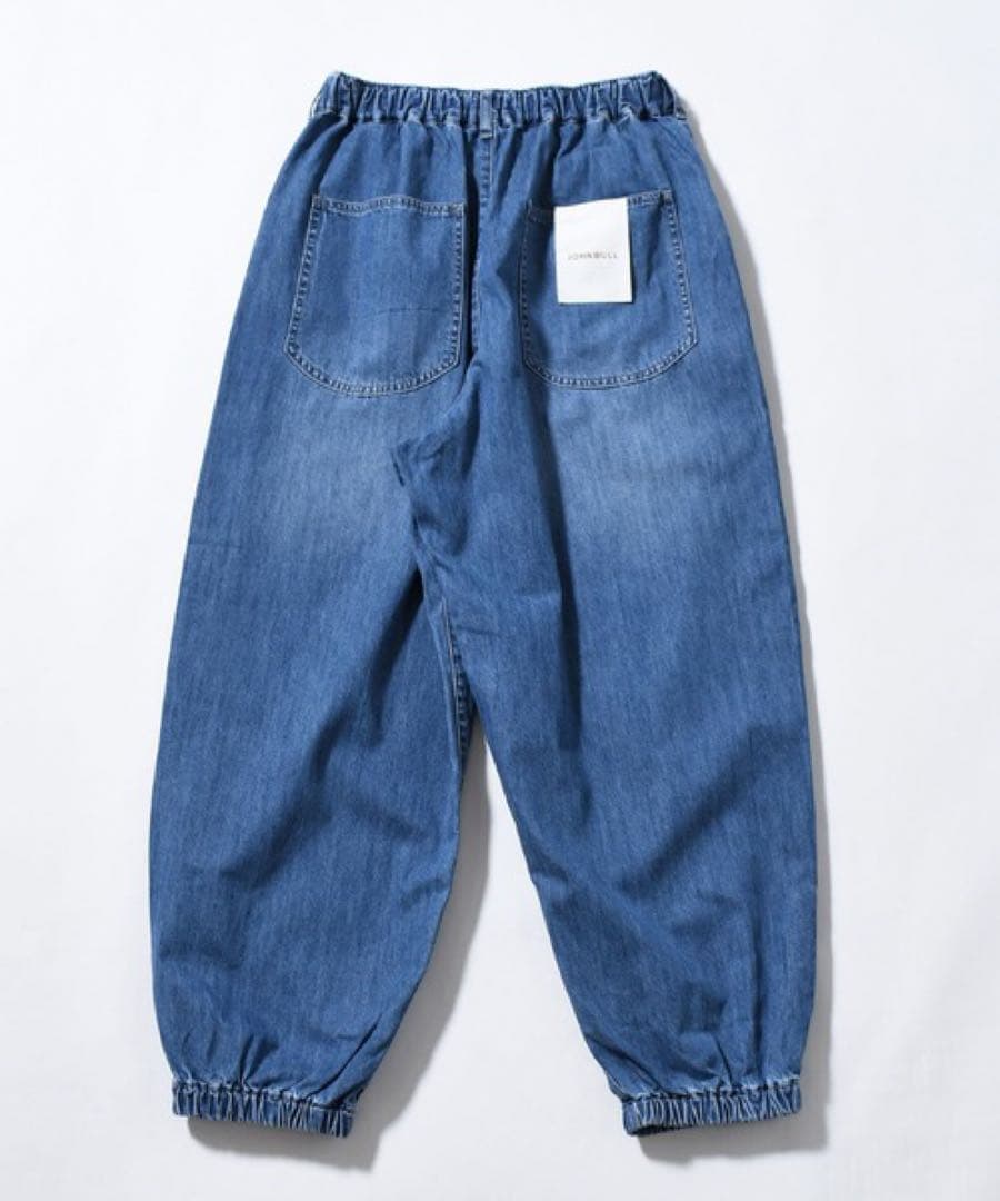 【新品未使用】JOHNBULL バルーンギャザーデニムパンツ XS