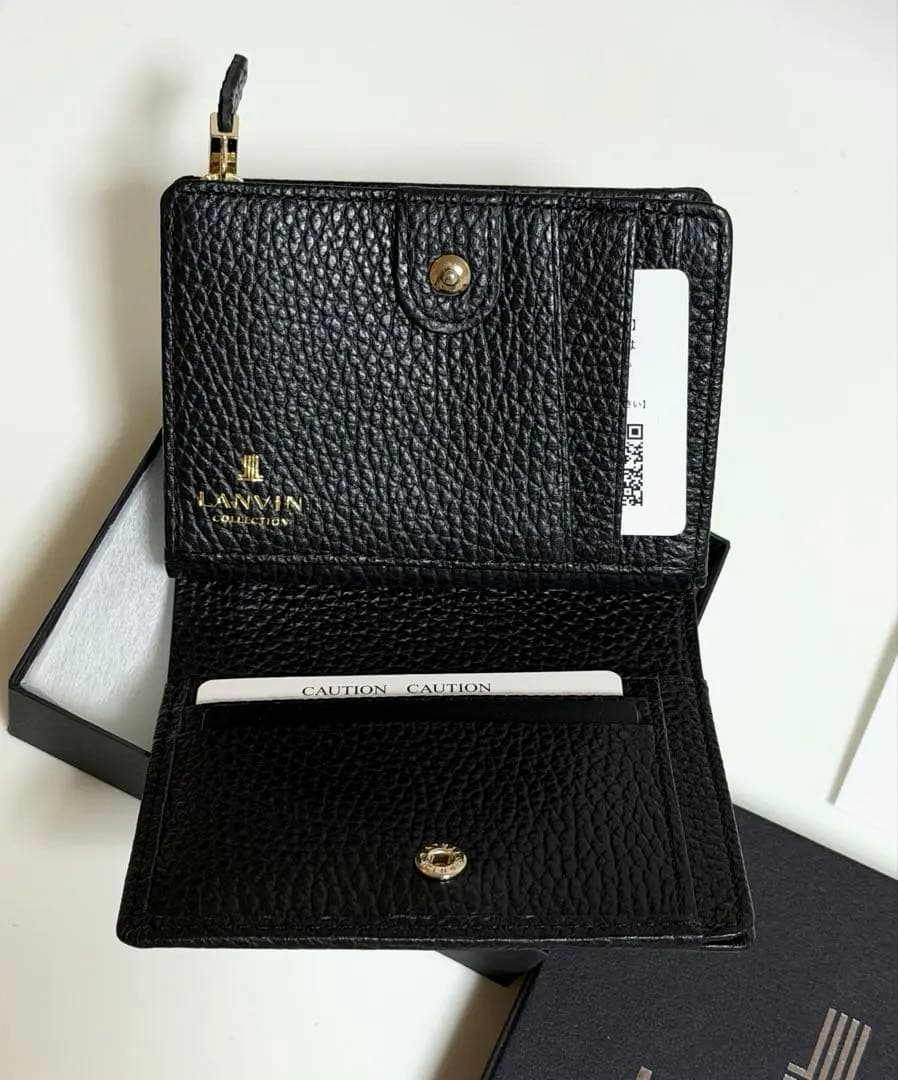 【新品未使用】LANVIN COLLECTION ラブレーパース 2つ折り財布