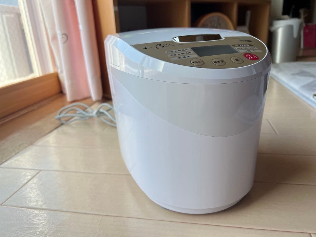 山本電気 家庭用精米機 Shin Bisen YE-RC17A-WH ホワイト