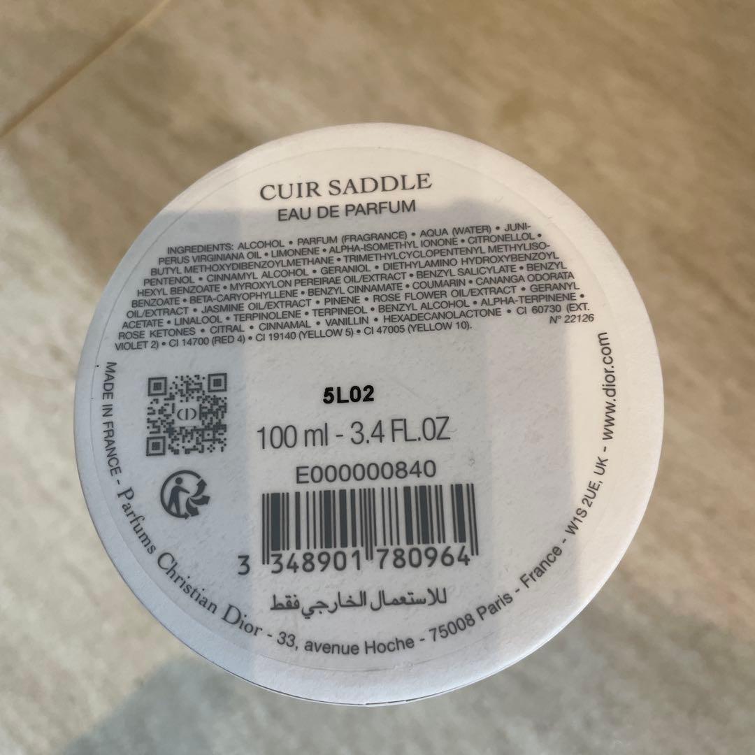 CUIR SADDLE Eau de Parfum 100ml 新品