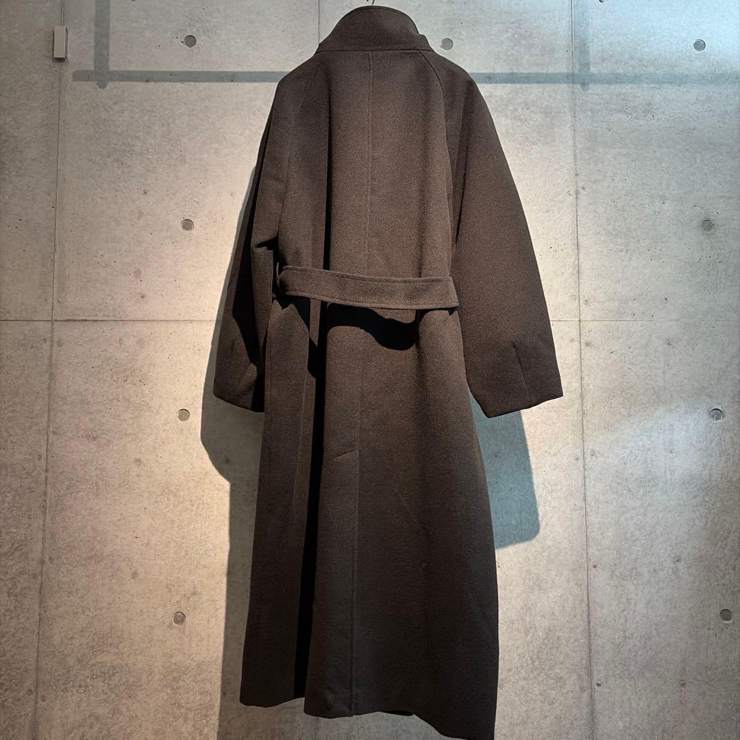 ZARA ソフトハイネックベルトコート　XL
