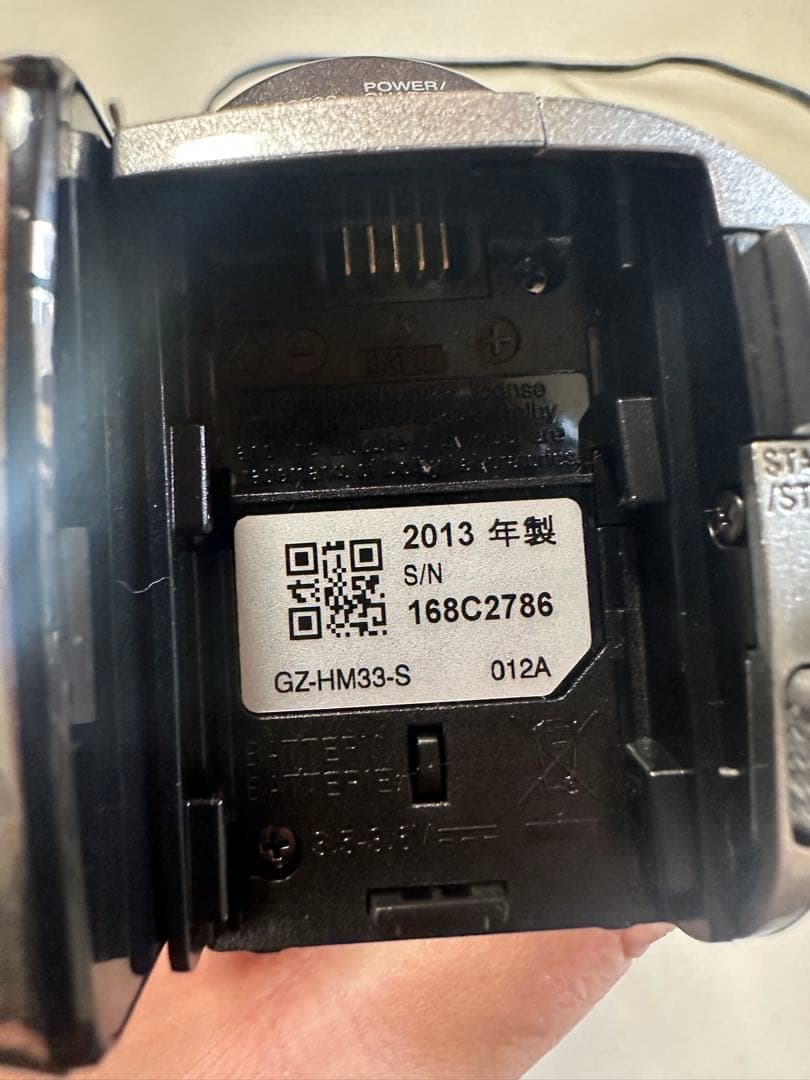 ビデオカメラ ハンディカム JVC GZ-HM33-s カメラ