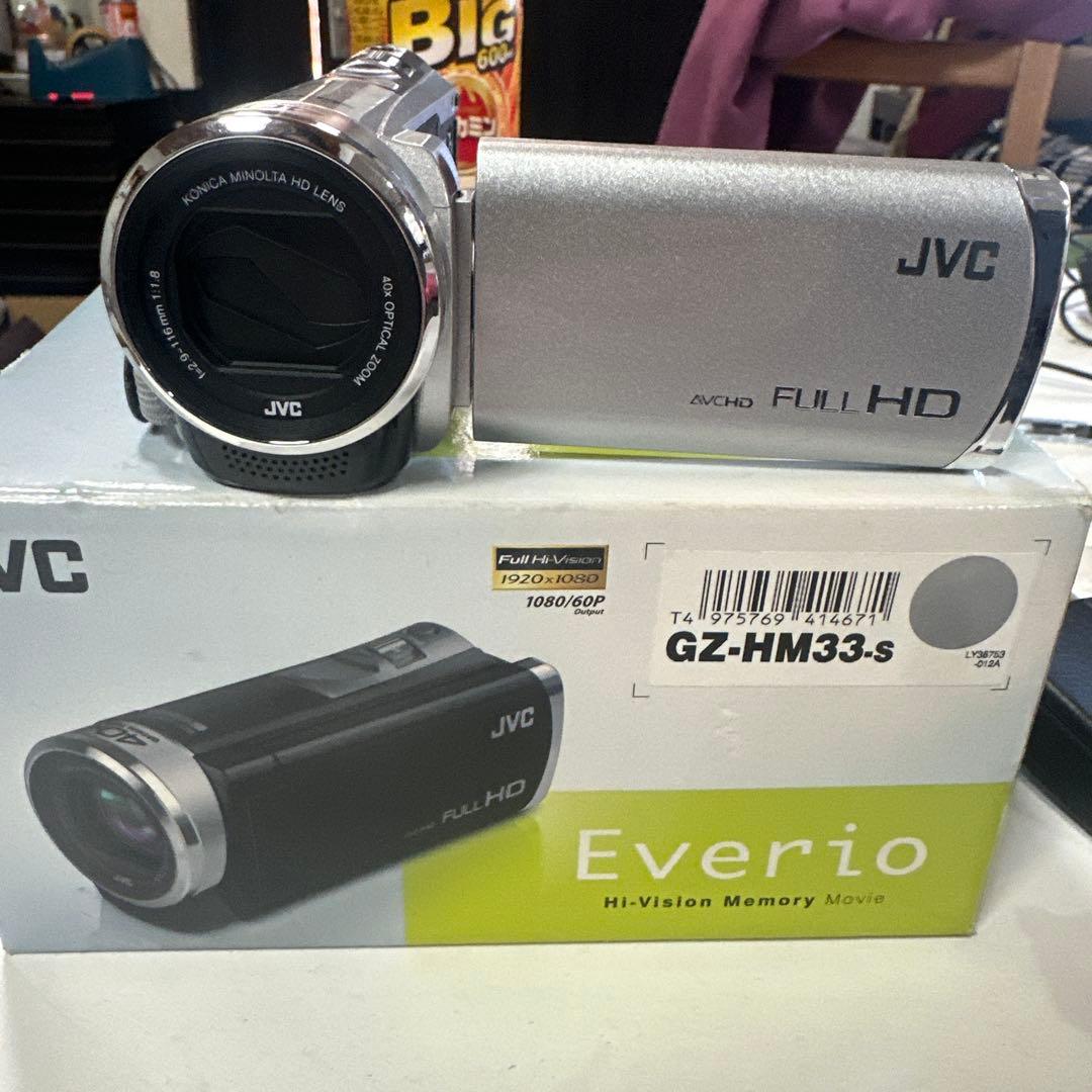 ビデオカメラ ハンディカム JVC GZ-HM33-s カメラ