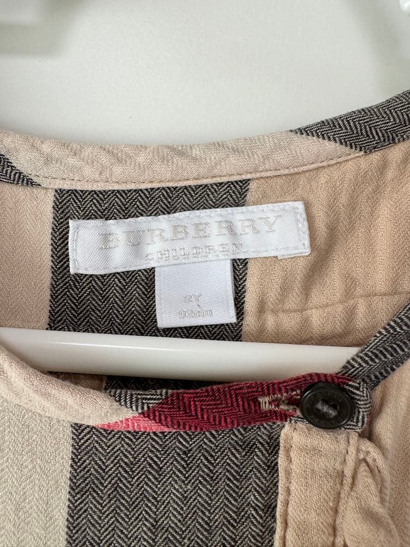 Burberry バーバリー　チェックワンピース　2y 92cm