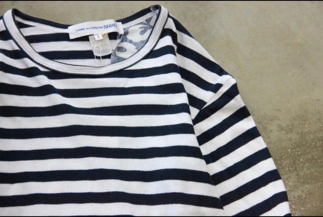 トップス COMME des GARCONS SHIRT stripe t-sh