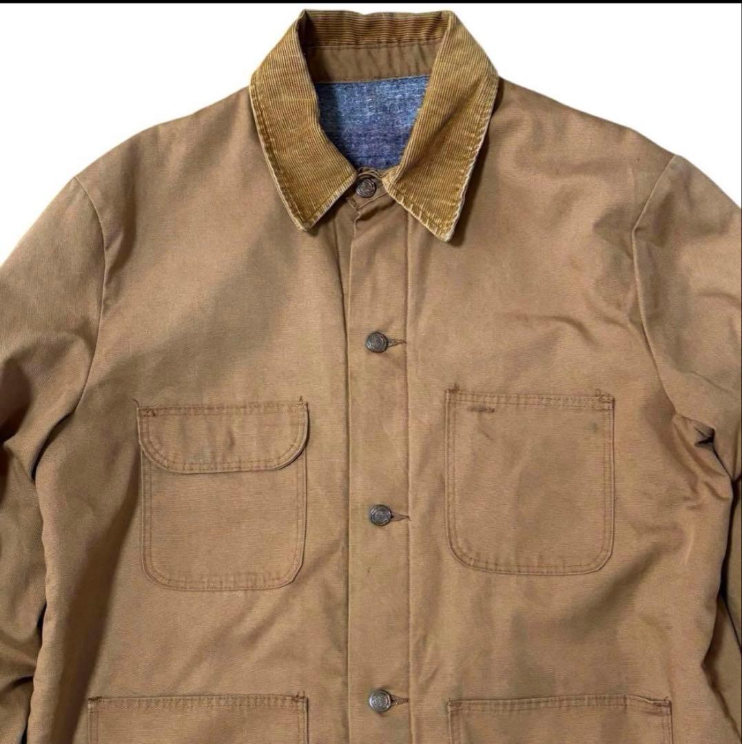 ジャケット・アウター 70s Wrangler duck coverall brown 42