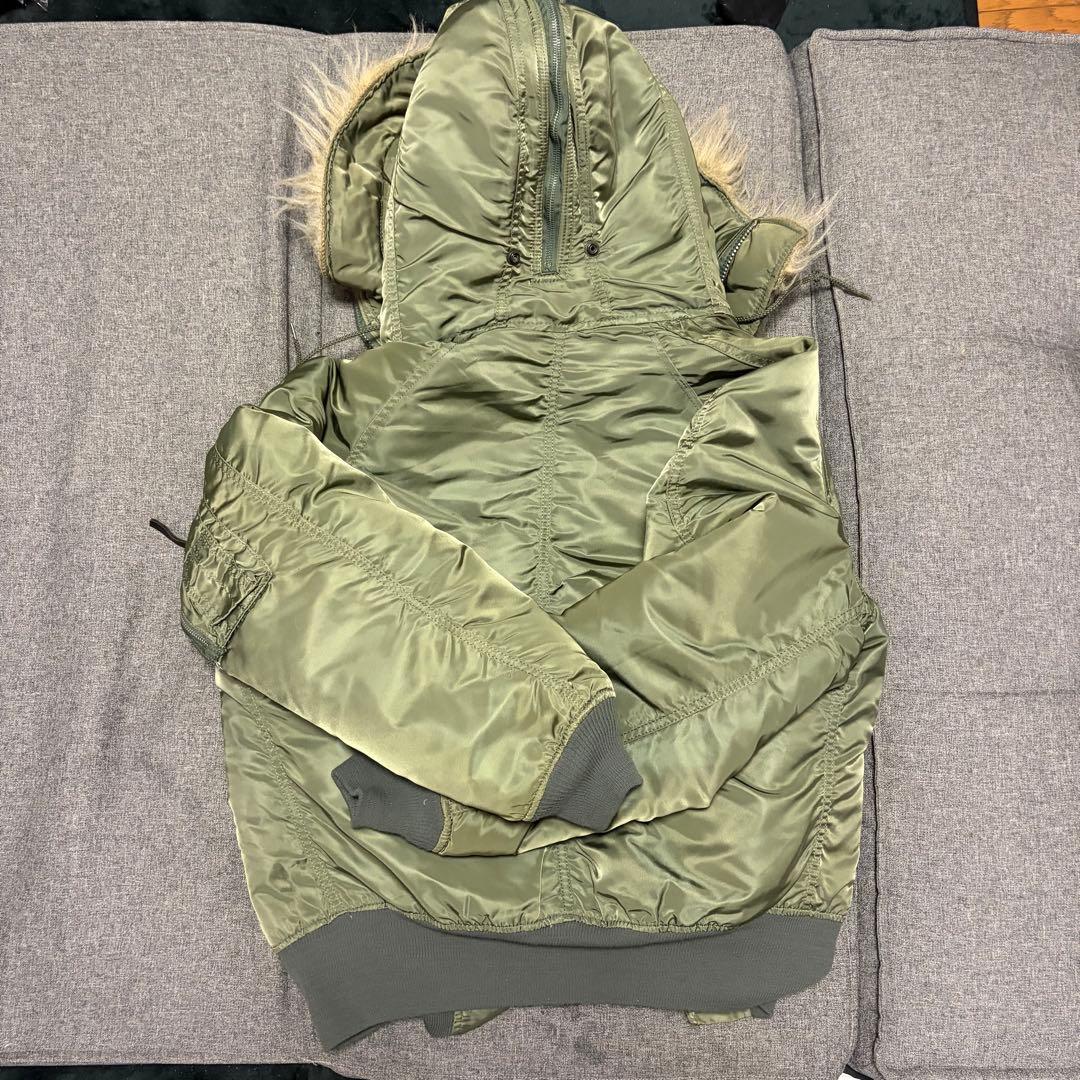 USA製 アルファALPHA INDUSTRIES N-2B カーキ フライト