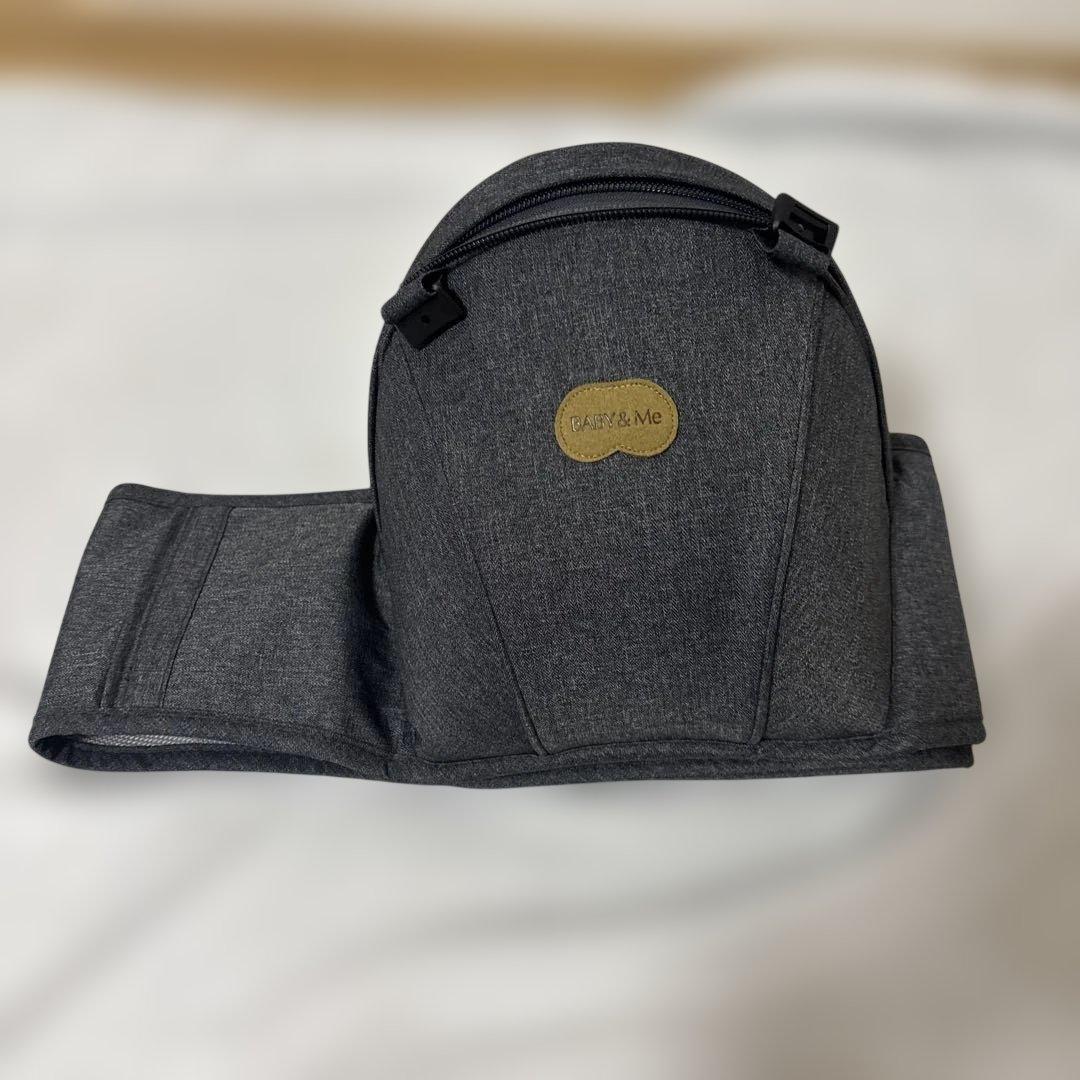 BABY & Me BELK S first 抱っこ紐 ダークグレー　美品
