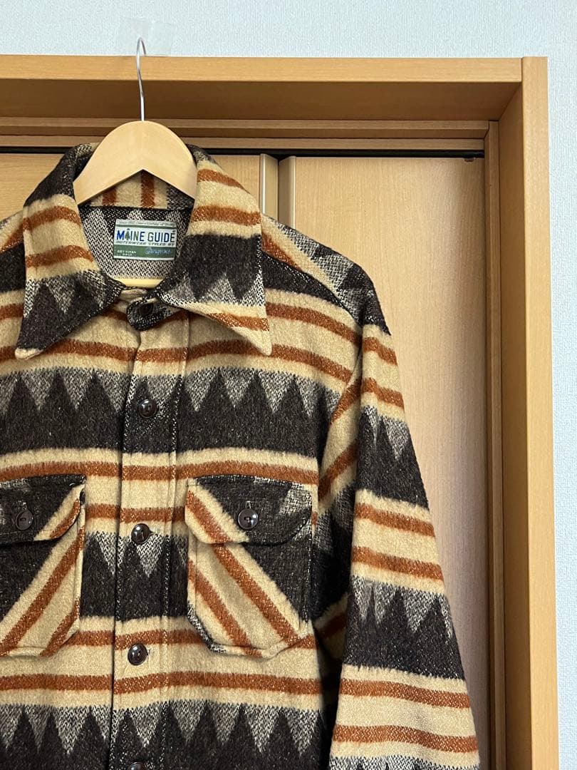 60s 希少 maine guide ビンテージ ウールジャケット ネイティブ