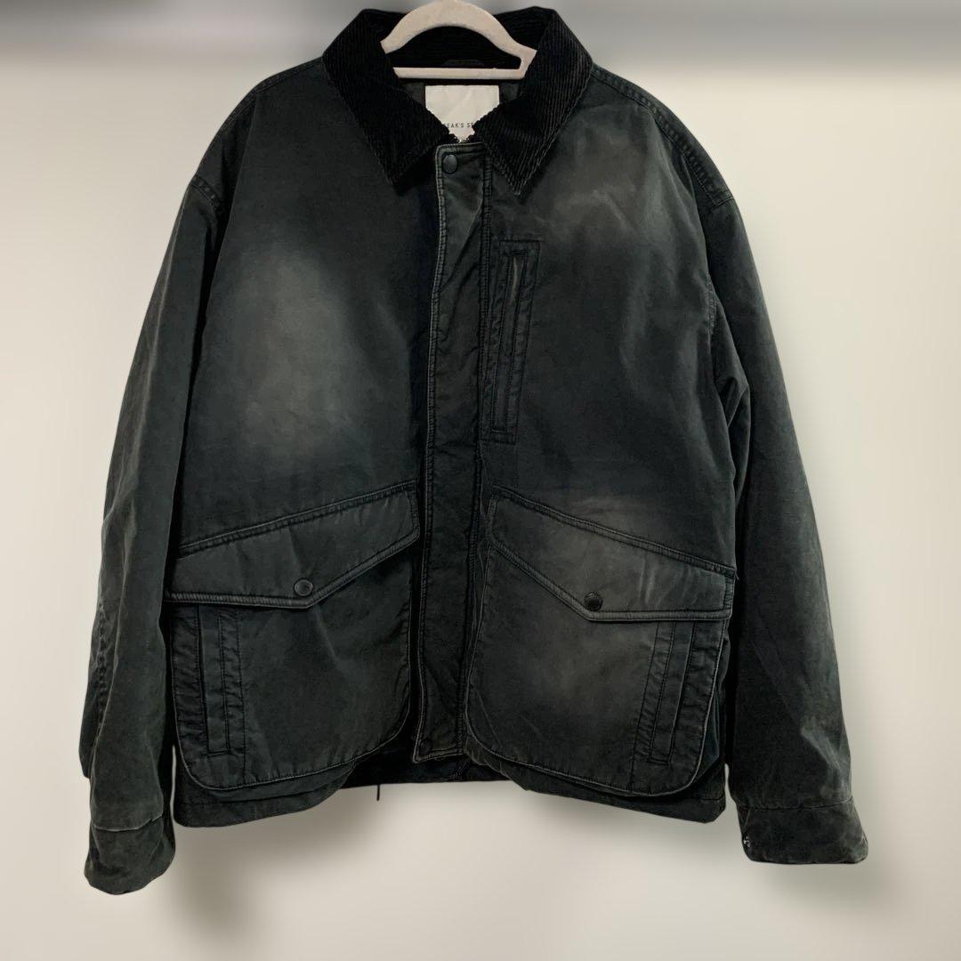 FREAK'S STORE 襟コーデュロイ切り替え コットンナイロンブルゾン