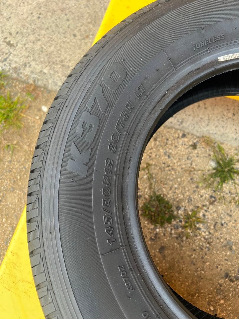 国産　2024年製　145/80R12 4本　軽トラ　キャリー　ハイゼット