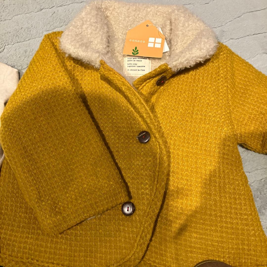 新品 見える福袋 conoco ベビー服セット アウター シューズ入