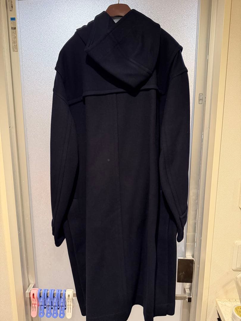 +J UNIQLO ダッフルコート XXL ネイビー ウール 新品タグ付