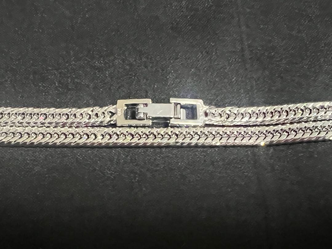 シルバー925 12面トリプルカット 喜平ネックレス 50cm 超輝いてます！