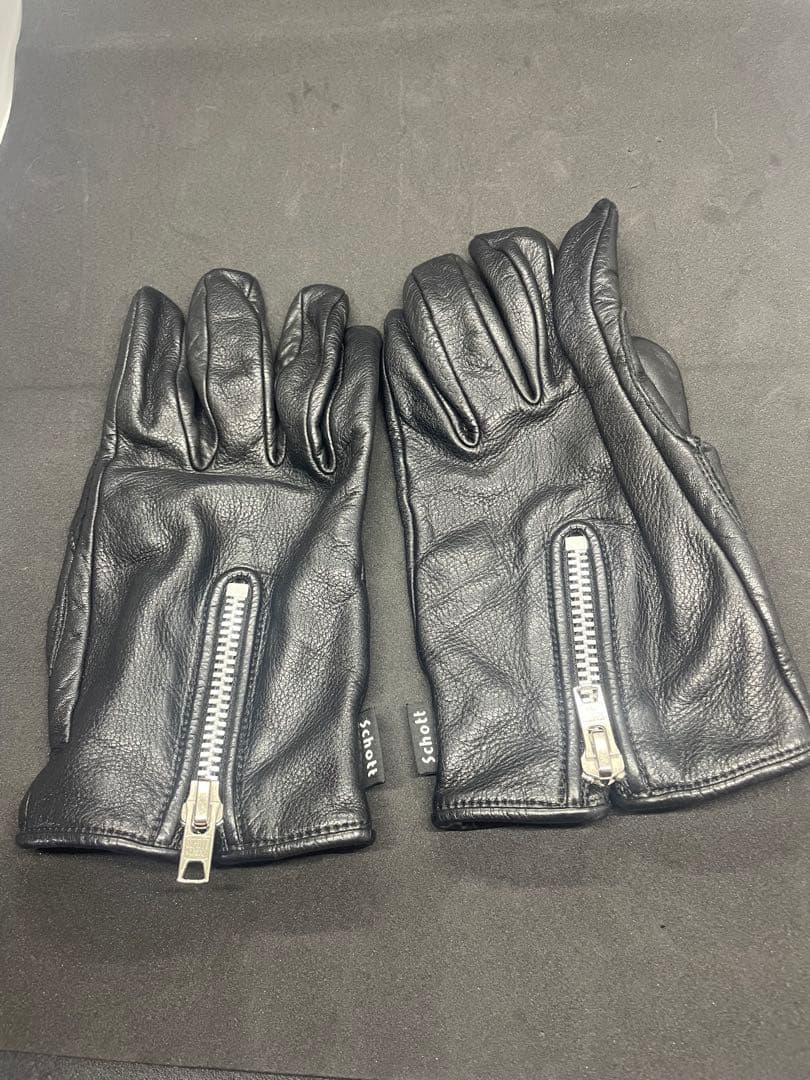 Schott/ショット/ZIP LEATHER GLOVE/ジップレザーグローブ