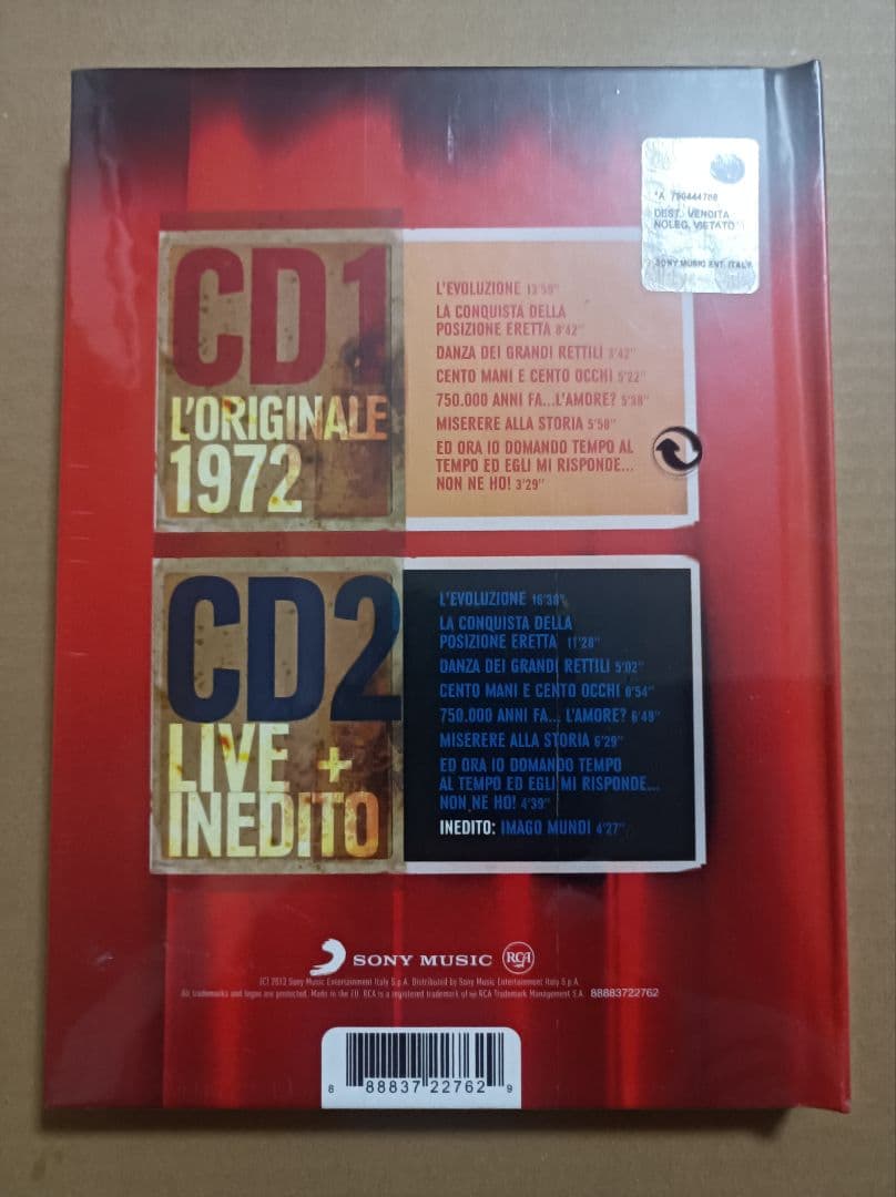 Banco del Mutuo Soccorso 2CD Darwin! 未開封