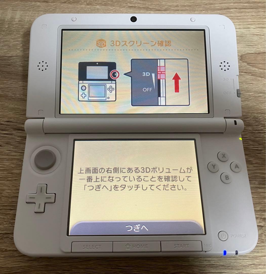 【極美品】ニンテンドー3DS LL 本体　ミント×ホワイト