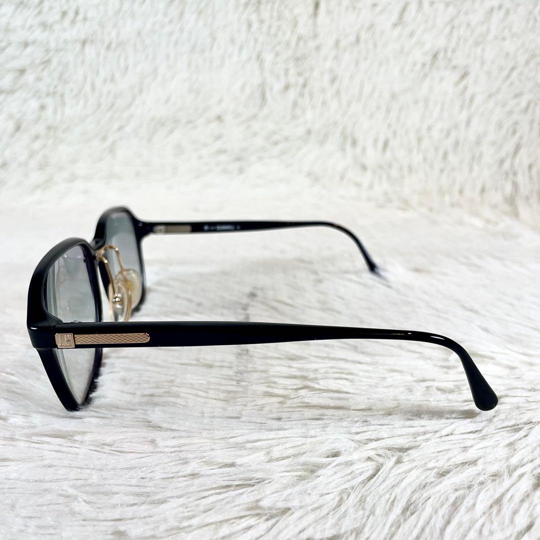 美品　DUNHILL　サングラス　6169　ブルーレンズ　ブラックフレーム