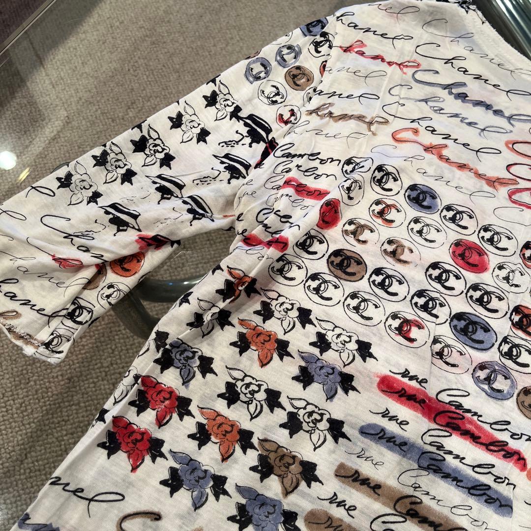 CHANEL 半袖Tシャツ ロゴプリント