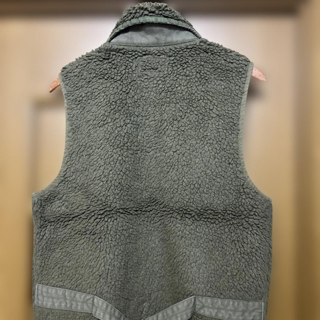 Ralph Lauren RRLフリースベスト Mサイズ カーキ