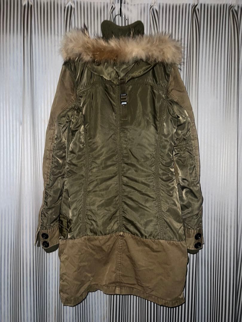ジャケット・アウター 00s Rare AVIREX fur gimmick mods coat