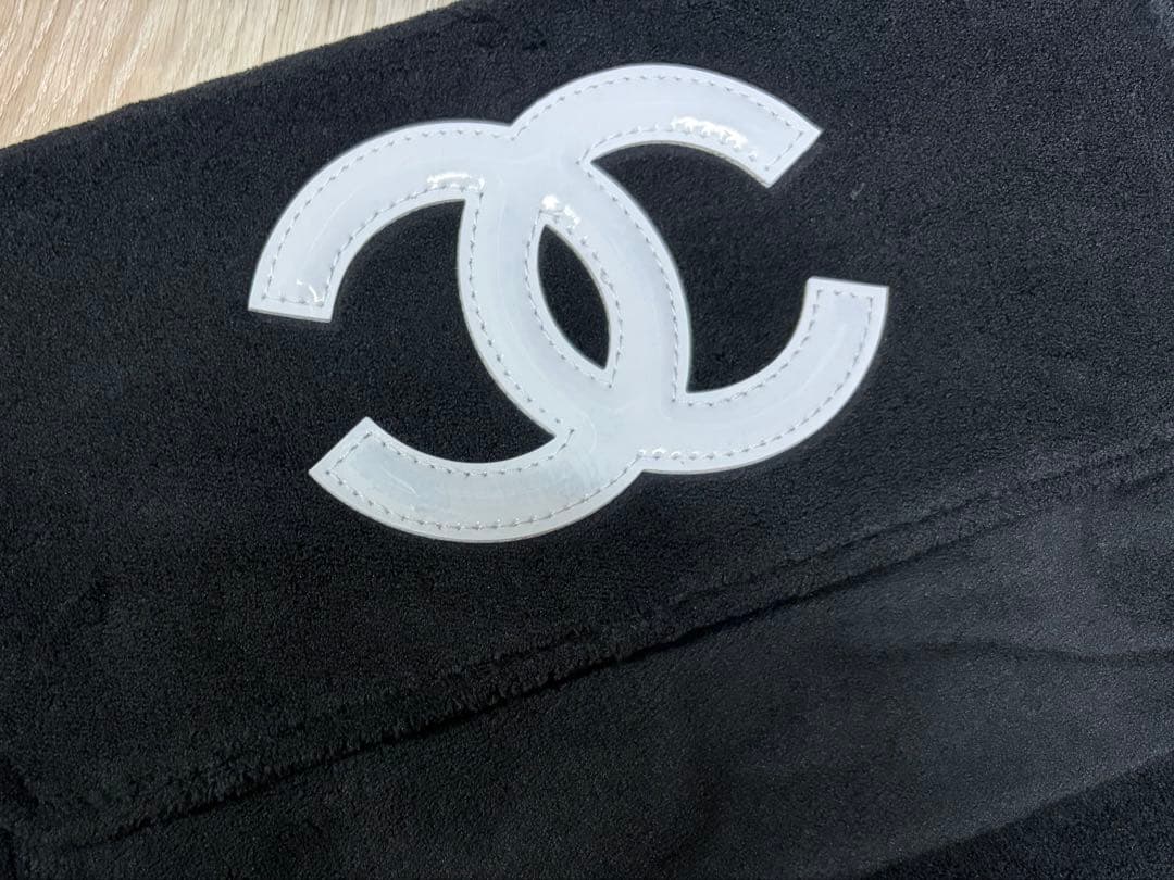 訳あり品 CHANEL シャネル ミニバッグ ポーチ ブラック×ホワイ