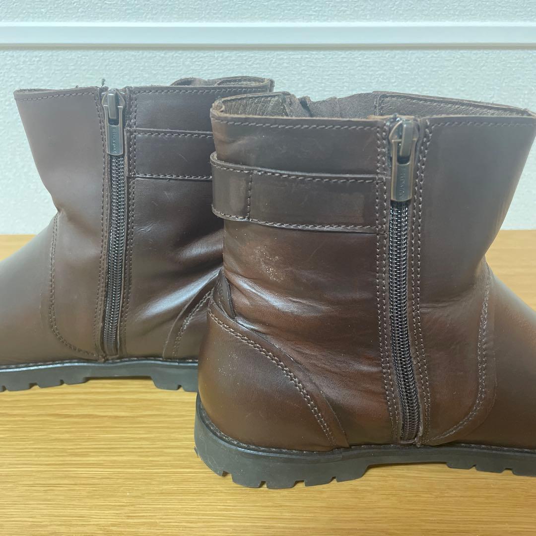 BIRKENSTOCK ブラウン ショートブーツ 39 25cm