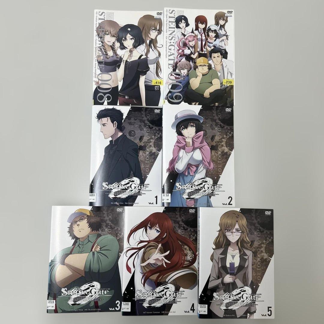 シュタインズゲート　シュタインズゲートゼロ　DVD 全巻セット　レンタル落ち