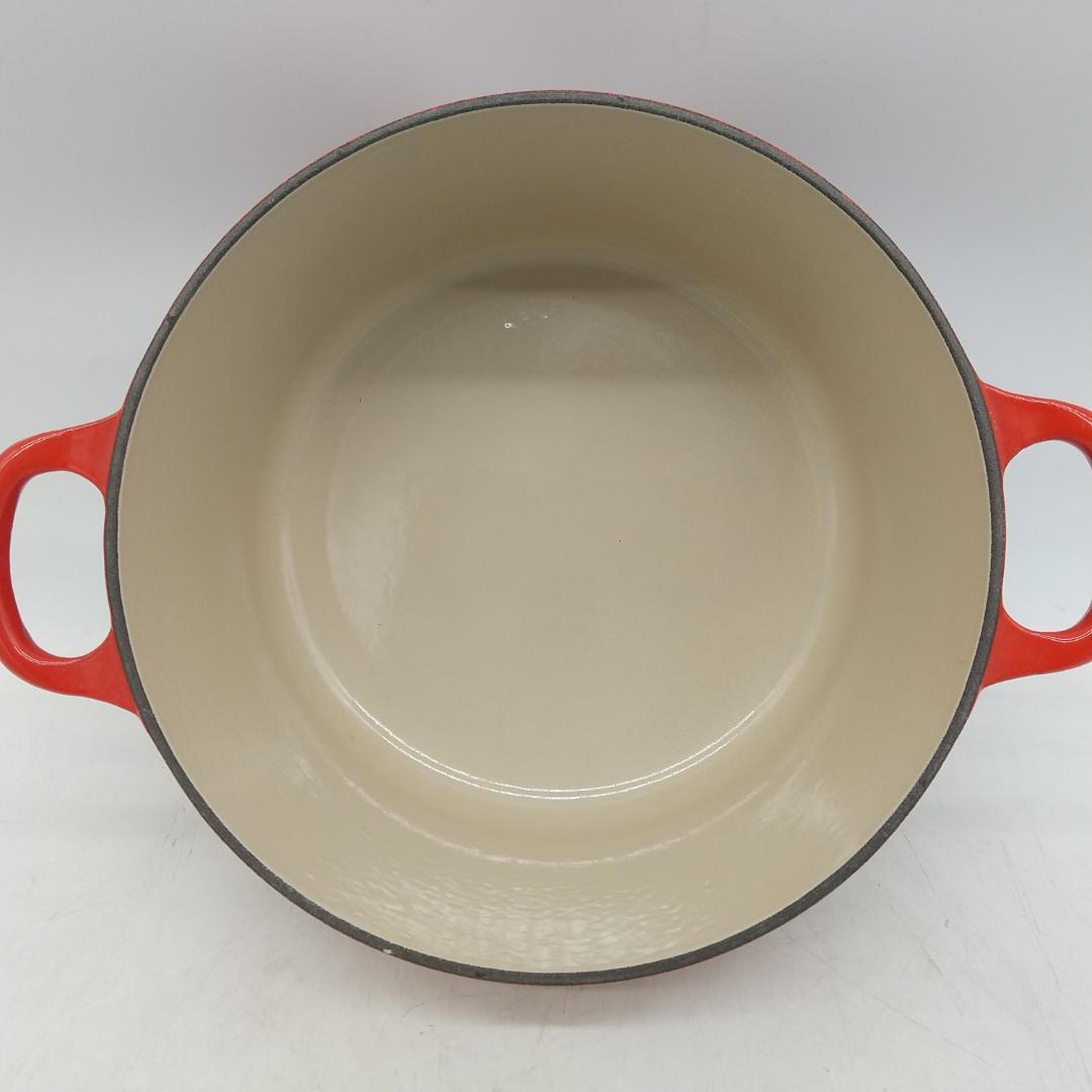 3132番 ル・クルーゼ ココット ロンド 22cm ホーロー鍋 両手鍋