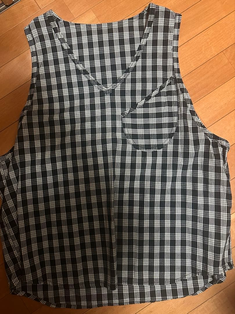 トップス Porter Classic PALAKA V-NECK VEST BLACK