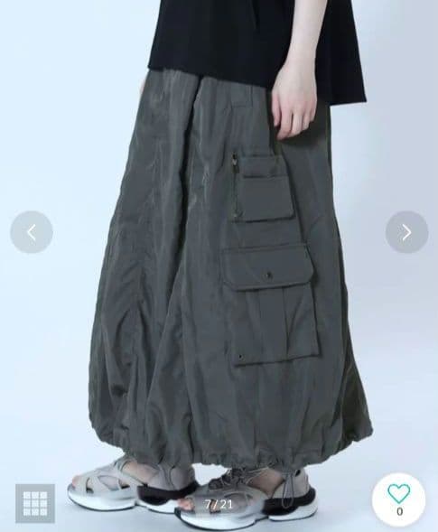 【新品】スコットクラブ ヤマダヤ シャーリングデザインフレアスカート LASUD