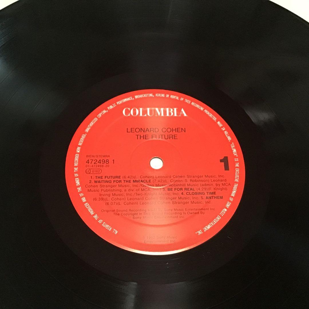 美盤LP❣️『LEONARD COHEN　THE FUTURE』EUオリジナル