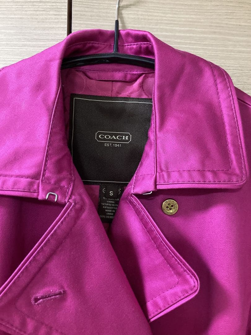 最終 試着のみ コーチ coach トレンチコート 追跡有