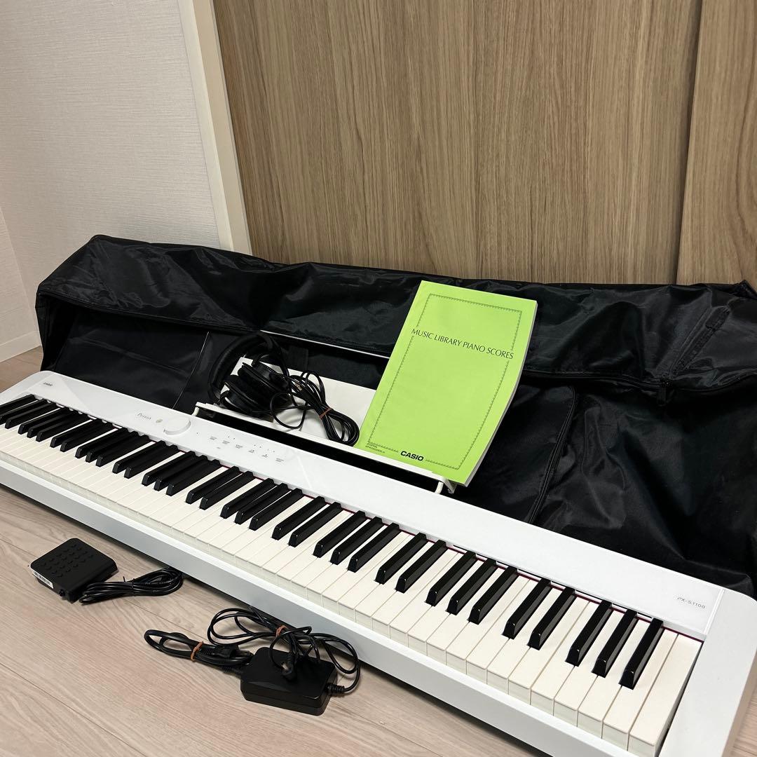 【YK様】電子ピアノ、CASIO、Privia、px-s1100、付属品あり