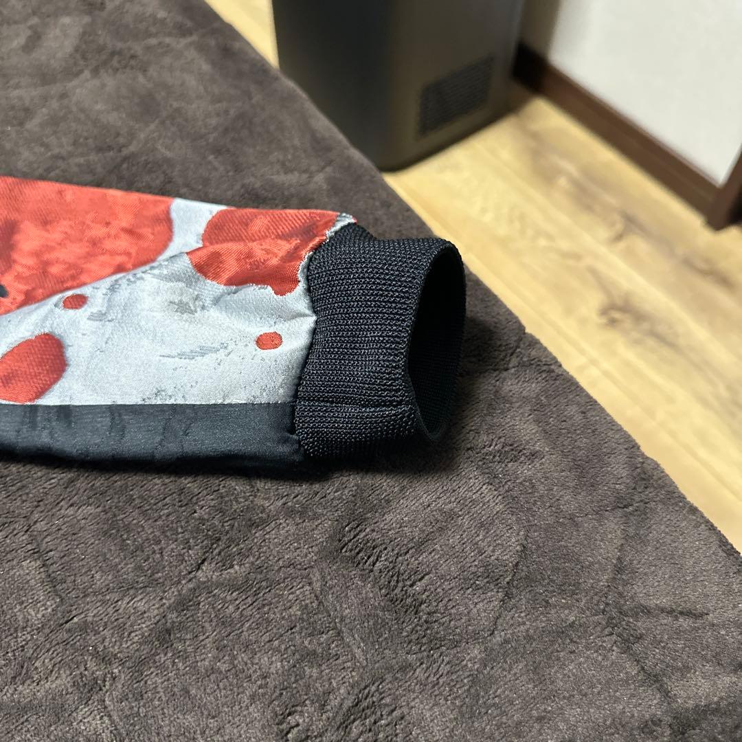 黒龍　EMPORIO ARMANI 指紋柄 ボンバージャケット　46