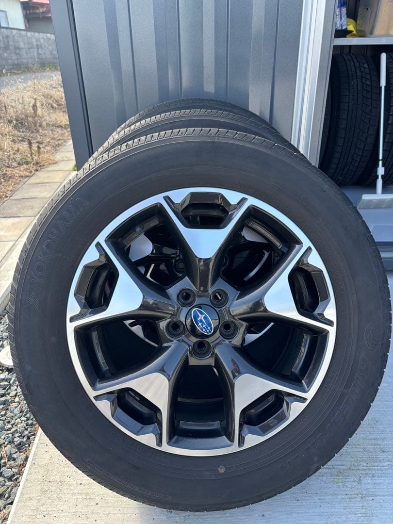 引取希望　スバル　xy 純正ホイール17インチ　7J +55 225/60/17