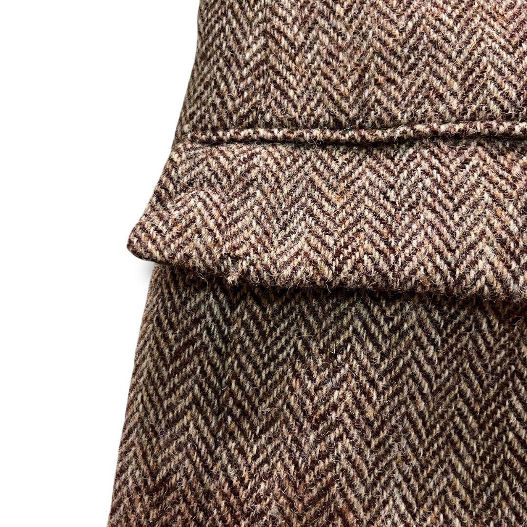 90s USA製 Harris Tweed ツイードジャケット ヘリンボーン
