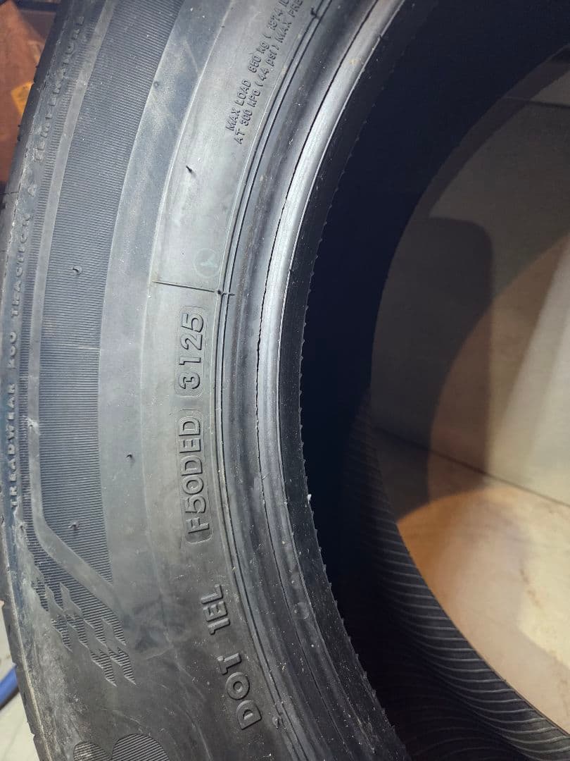 2025年製 225/65R17 102H TURANZA 新車外し4本セット